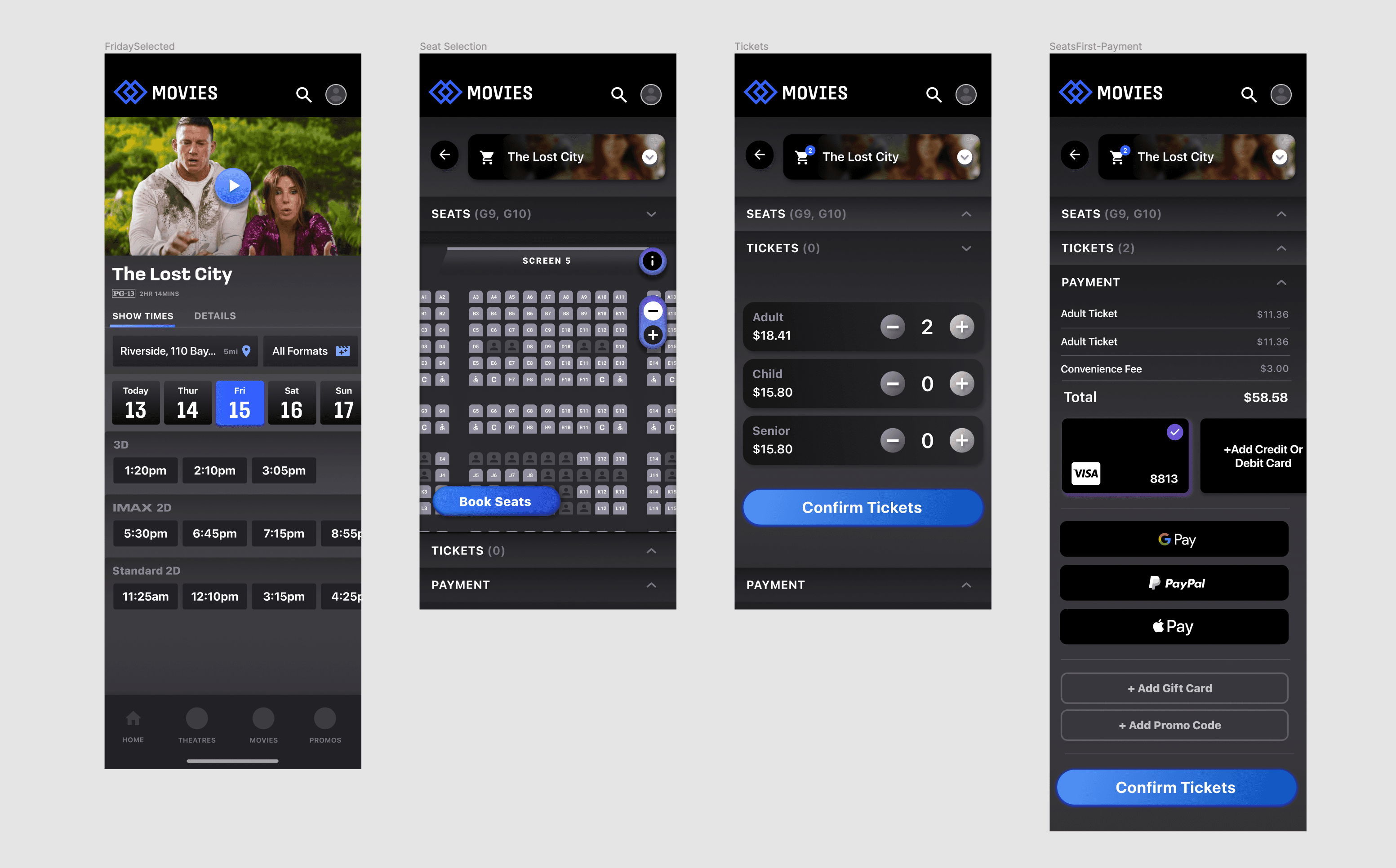 seats first accordion flow ui
